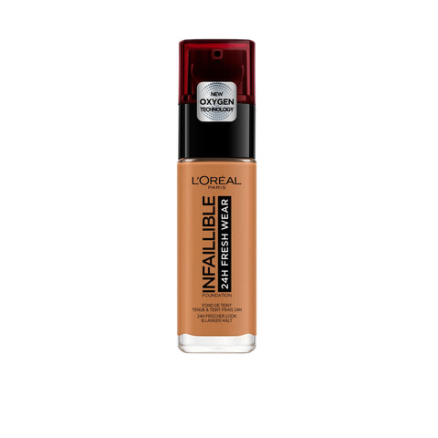 Buy L'Oreal Infallible 24Hr 330 Hazelnut Foundation 10 Tab Online - Kulud Pharmacy