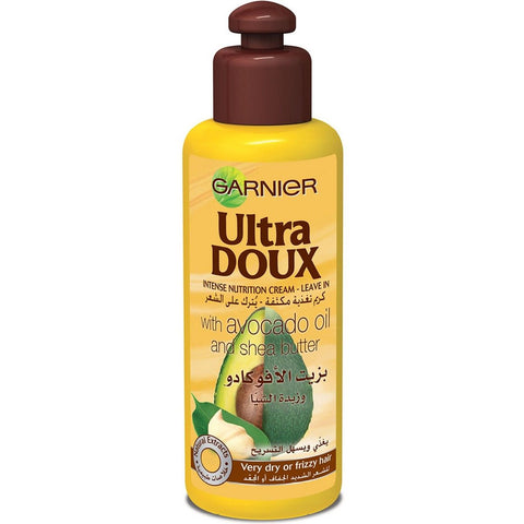 Buy Garnier Ultra Doux Nourishing Blend Of Avocado Oil & Shea Butter To Nourish And Soften Even The Driest, And Frizziest Hair! Leave In Cream 200Ml 200ML Online - Kulud Pharmacy