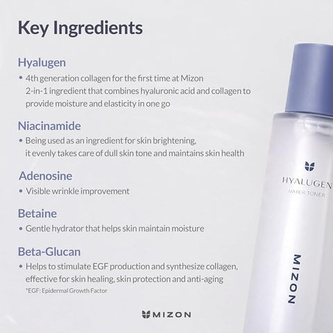 Mizon Hyalugen Water Toner 130ml