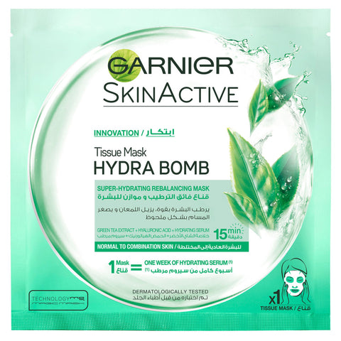 Buy Garnier Skin Active Hydra Bomb Normal To Combination Skin Mask 32 GM Online - Kulud Pharmacy