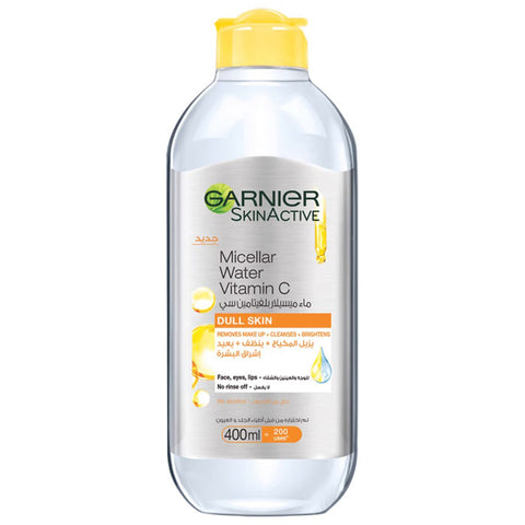 Buy Garnier Skin Active Toilette Fair Bright Dull Skin Micellar Water 400 ML Online - Kulud Pharmacy