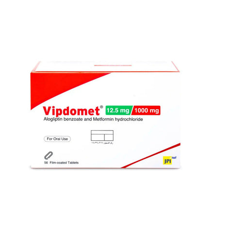 Buy Vipdomet 1,000Mg/12.5Mg 56 TAB Online - Kulud Pharmacy