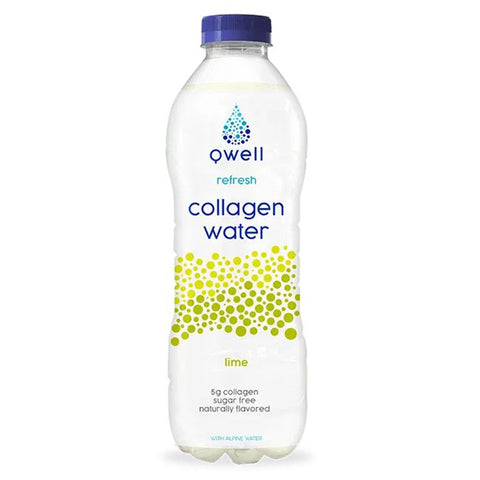 Buy Qwell Refresh Collagen Lime Water Bottle 500 ML Online - Kulud Pharmacy