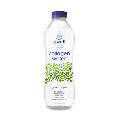 Buy Qwell Sahpe Collagen Green Apple Water Bottle 500 ML Online - Kulud Pharmacy