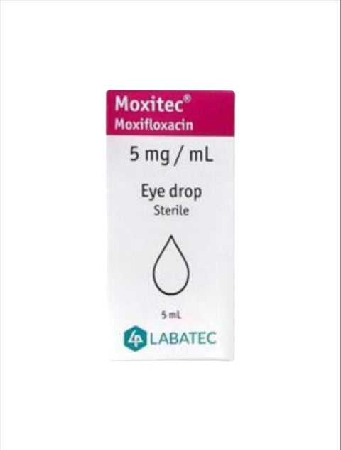 Buy Moxitec 5 Mg/Ml Eye Drops 5 Mg 5 ML Online - Kulud Pharmacy