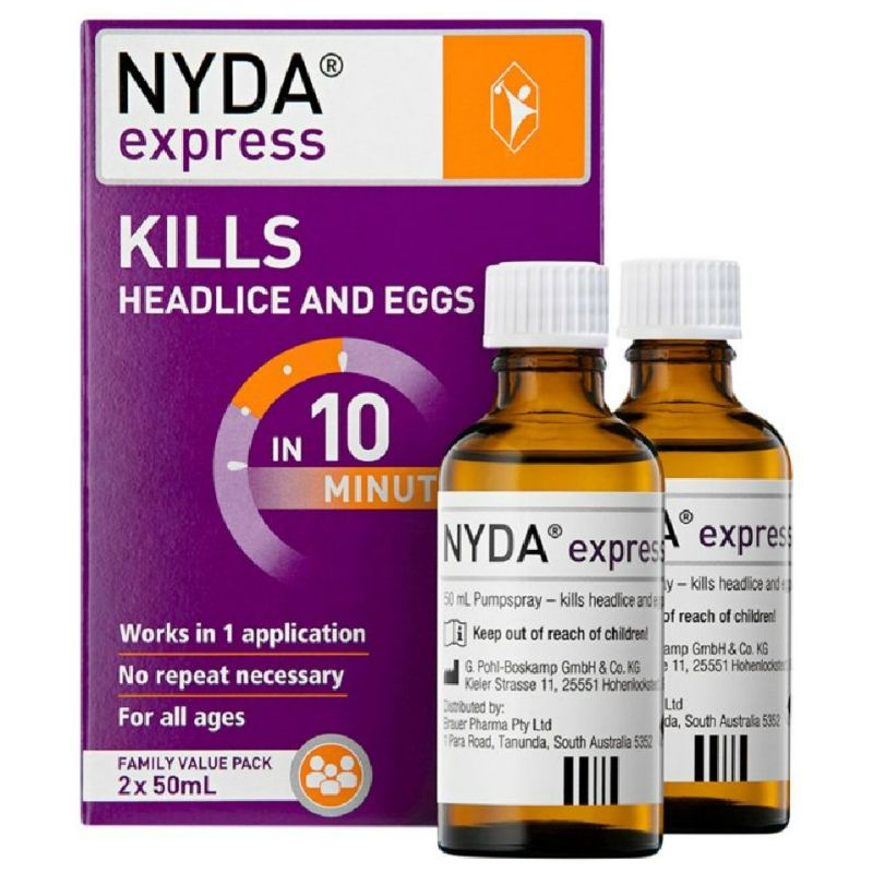 Nyda Express 50Ml Double Pack Hair Oil | Lice Treatment Nyda Express 50Ml Double Pack Hair Oil | Lice Treatment