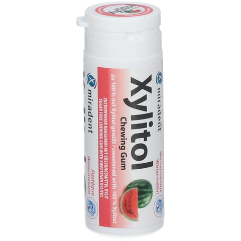 Buy Miradent Xylitol Watermelon Chewing Gum 30 GM Online - Kulud Pharmacy