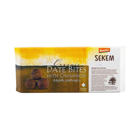 Sekem Organic Dates Bites with Cinnamon 120g