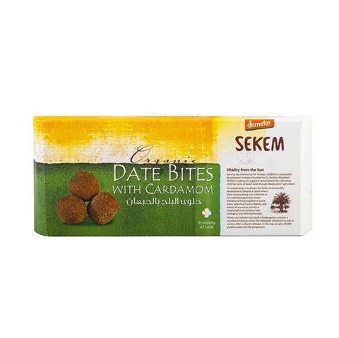 Sekem Organic Dates Bites with Cardamom 120g