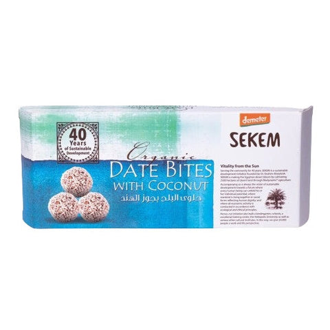 Sekem Organic Dates Bites with Coconut 120g