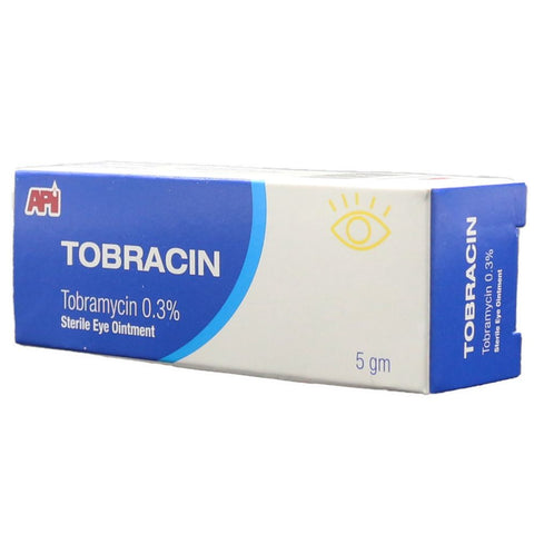 Buy Tobracin Eye Ointment 5 GM Online - Kulud Pharmacy