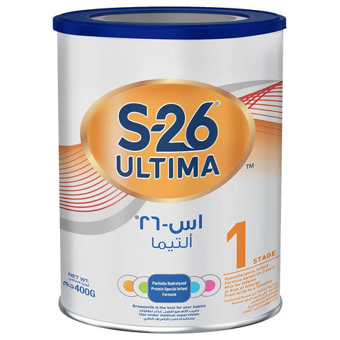 S-26 Ultima Milk Powder Stage 1 Milk Container 400 G 400 PC