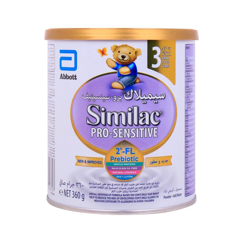 Buy Similac Pro-Sensitive 3 Milk Formula 360 GM Online - Kulud Pharmacy