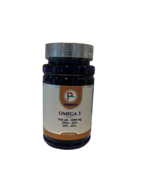 Buy Pharma Line Omega 3 1000 Mg Softgels 60S Soft Gelattin Capsule 1000 Mg 60 PC Online - Kulud Pharmacy