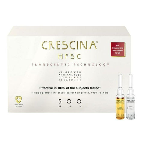 Buy Crescina Transdermic Man 500 Ampoule 1 PK Online - Kulud Pharmacy