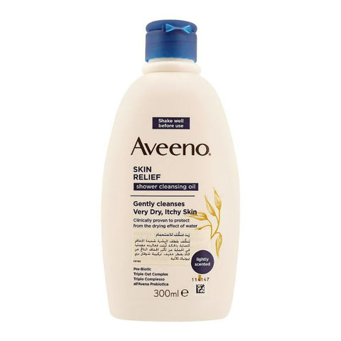 Buy Aveeno Skin Relief Shower Cleansing Oil 300 ML Online - Kulud Pharmacy