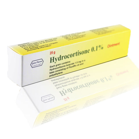 Buy Hydrocortisone 0.1% Ointement 25 GM Online - Kulud Pharmacy