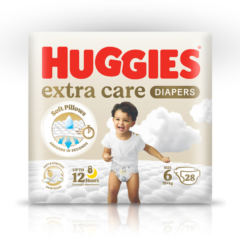 Buy Huggies Diaper # 6 Baby Diaper 28 PC Online - Kulud Pharmacy