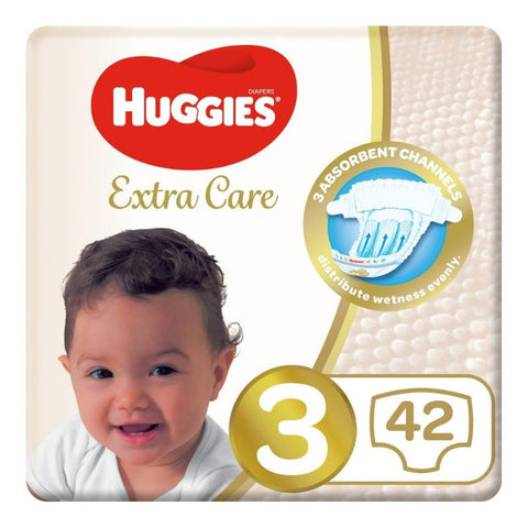 Buy Huggies Diaper # 3 Baby Diaper 42 PC Online - Kulud Pharmacy