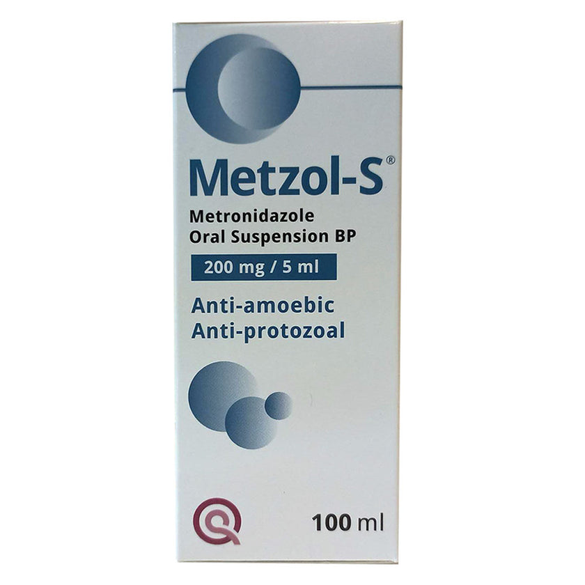 Metzol Suspension 200 Mg 100 ML | Kulud Pharmacy