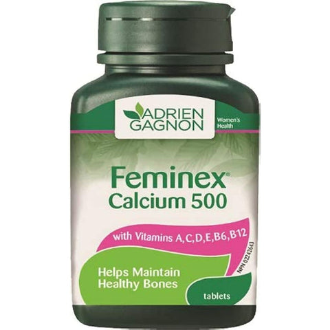 Buy Adrien Gagnon Feminex Calcium 500Mg Tab 30S 30TAB Online - Kulud Pharmacy