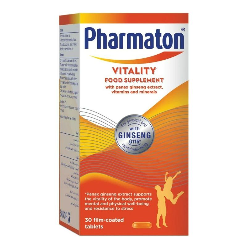 Pharmaton Pharmaton Vitality Tab 30 S Tablet 30 PC | Brain & Memory Pharmaton Pharmaton Vitality Tab 30 S Tablet 30 PC | Brain & Memory