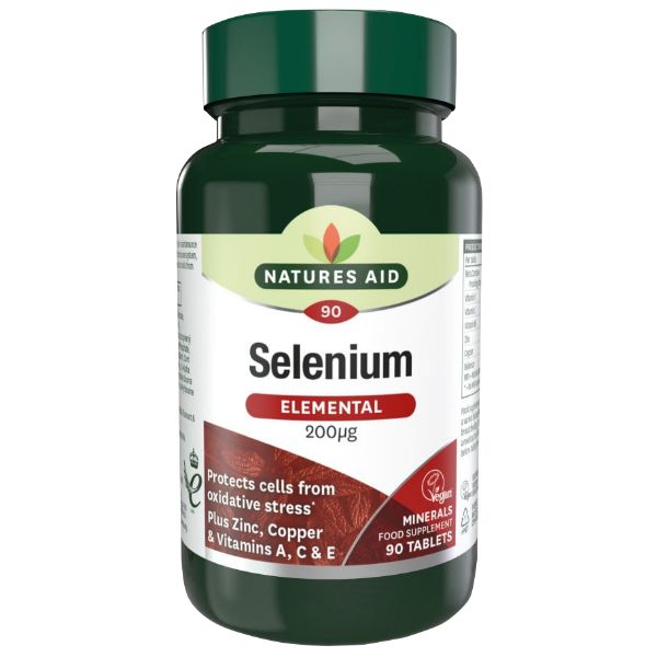 Natures Aid Selenium Elemental Tablet 200 Mcg | Selenium Natures Aid Selenium Elemental Tablet 200 Mcg | Selenium