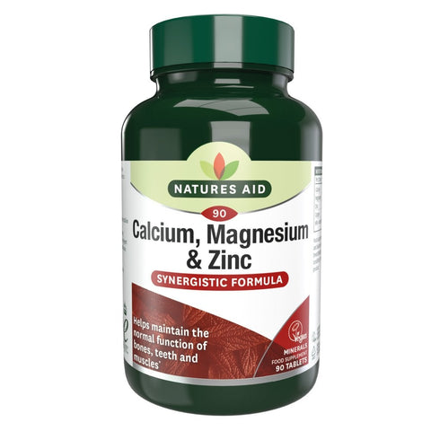 Naturals Aid Calcium, Magnesium And Zinc Tablet 90 Tab