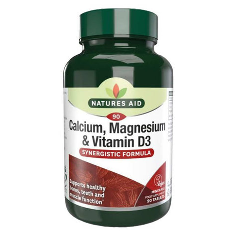 Natures Aid Calcium,Magnesium+Vitamin D3 90TAB