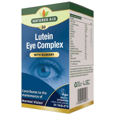 Buy Nat.Aid Lutein Eye Complex Tab  30'S Online - Kulud Pharmacy