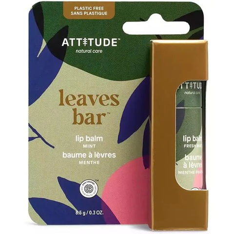 Attitude Leaves Bar Lip Balm Mint 8.5G