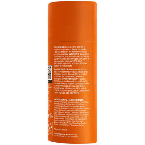 Attitude Super Leaves Plastic Free Deodorant, Orange Leaves 85G