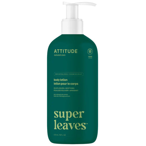 Attitude Super Leaves Body Lotion Olive Leaves, 473Ml