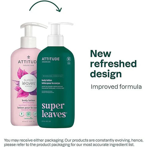 Attitude Super Leaves Body Lotion White Tea Leaves, 473Ml