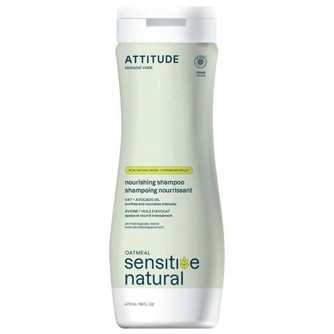 Attitude Sensitive Skin Nourishing Shampoo, Avocado Oil 473Ml