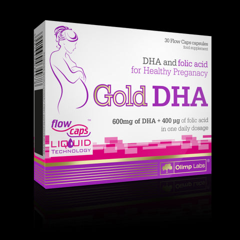 Buy Olimp Gold Dha & Folic Acid Caps 30S Caplet 600/400 Mg 30 PC Online - Kulud Pharmacy