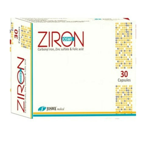 Buy Ziron Caps 30 TAB Online - Kulud Pharmacy