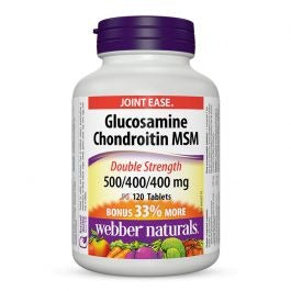 Webber Naturals Glucosamine Chondroitin Msm Tablet 120 Tab | Joint Health Webber Naturals Glucosamine Chondroitin Msm Tablet 120 Tab | Joint Health