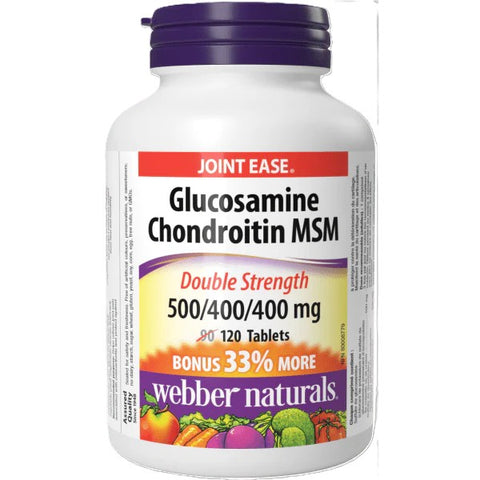 Webber Naturals Glucosamine Chondroitin Msm Tablet 120 Tab