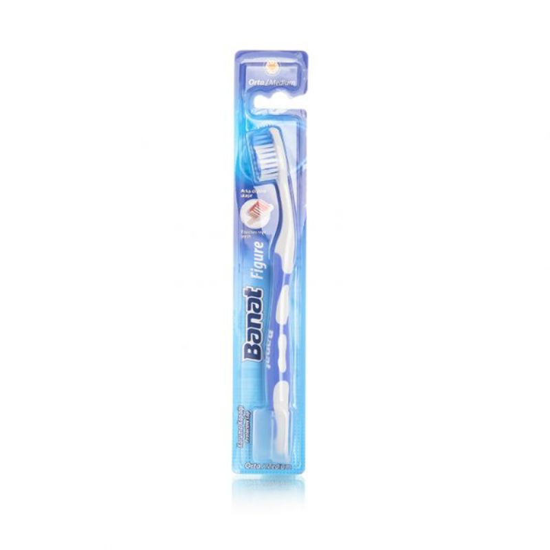 Banat Figure Toothbrush-Medium 1PC | Toothbrushes Banat Figure Toothbrush-Medium 1PC | Toothbrushes