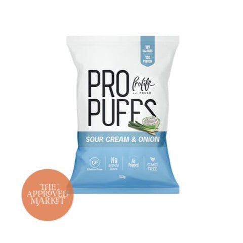 Prolife protein Puffs Sour & Onion 50g