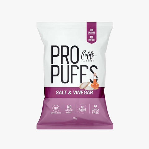 Prolife protein Puffs Salt & Vinegar 50Gm