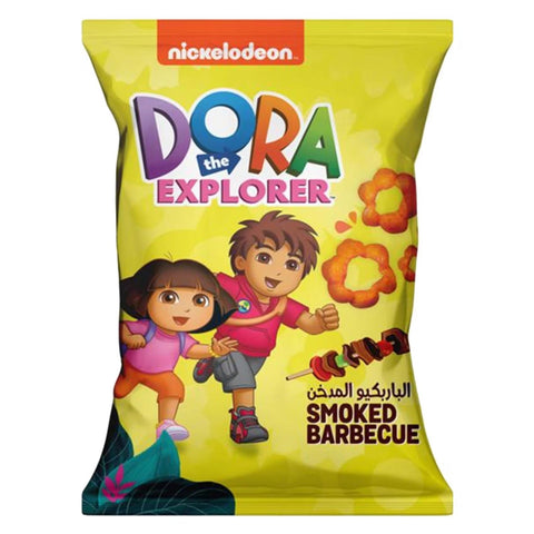 Nickelodeon Dora The Explorer Smoked Barbecue Puffs 16Gm