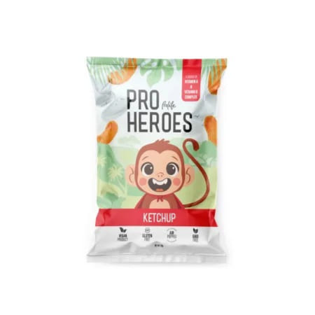 Prolife Pro Heroes Vit. Ketchup 35G | Kids Snacks Prolife Pro Heroes Vit. Ketchup 35G | Kids Snacks