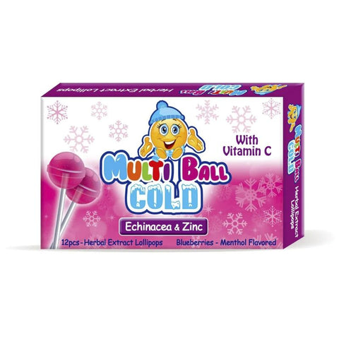 Buy Multiball Cold Lollipops Echinacea 12'S 12PC Online - Kulud Pharmacy