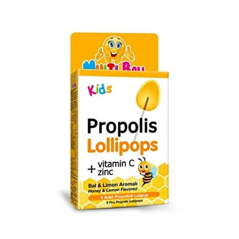 Buy Multiball Kids Propolis Lollipops 7'S 7PC Online - Kulud Pharmacy