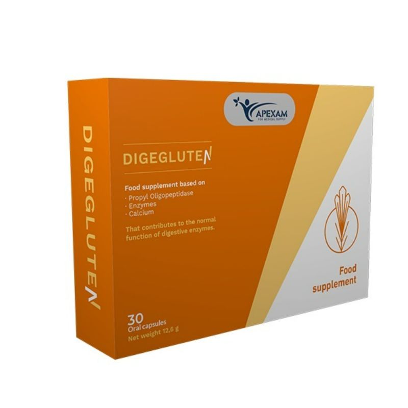 Apexam Digegluten Cap 30`S 30CAP | Digestive Support Apexam Digegluten Cap 30`S 30CAP | Digestive Support