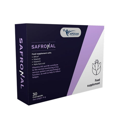 Buy Apexam 	Safronal Cap 30`S 30CAP Online - Kulud Pharmacy