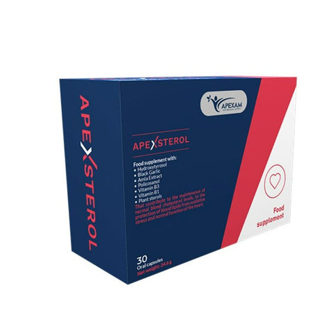 Buy Apexam	 Apexsterol Cap 30`S 30CAP Online - Kulud Pharmacy