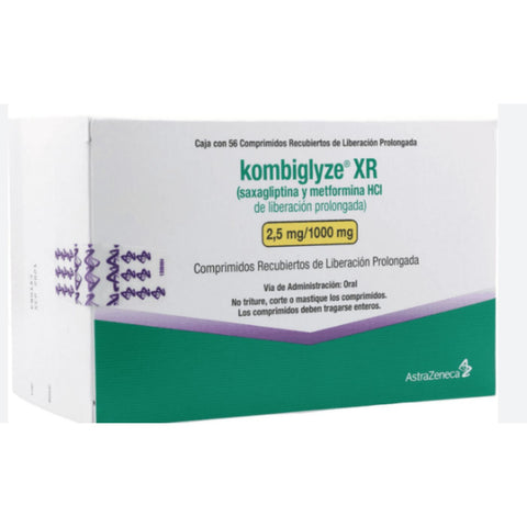 Buy Kombiglyze Xr 2.5/1000Mg 56 TAB Online - Kulud Pharmacy